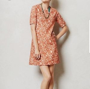 Anthropologie bellini lace shift dress